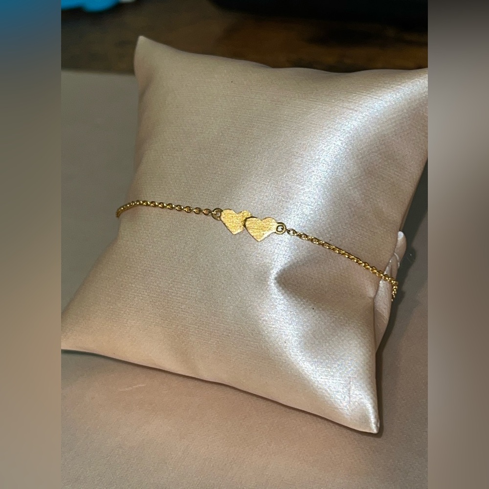 Golf Double Heart Bracelet